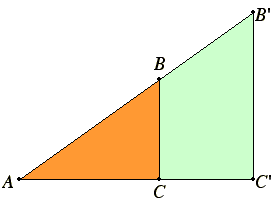 Similar triangles and sines