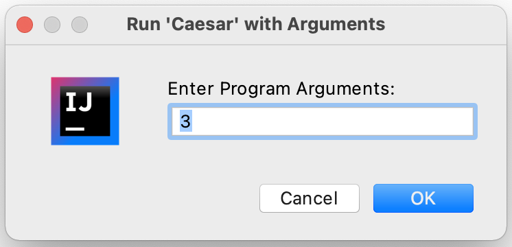 Step 1: Enter CLI args