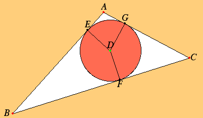 Incircle of a triangle